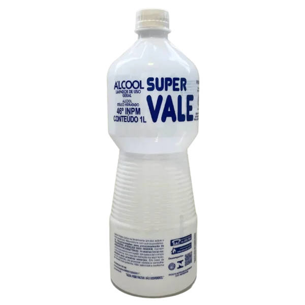 Álcool etílico 46,2° 1 litro super vale