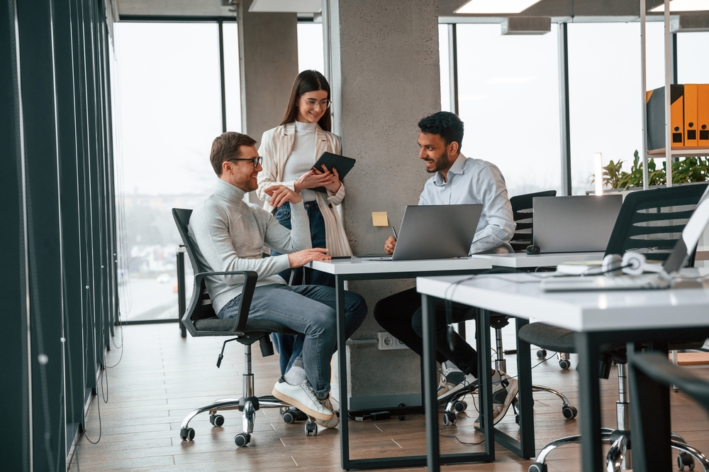 men,and,woman,are,working,in,the,office,together.