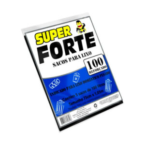 Saco de Lixo Super Forte 100L - 5 unid