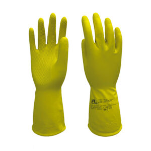 luva latex amarela silver tam p m g