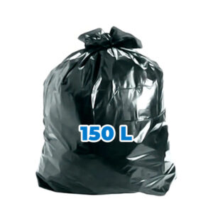Saco de Lixo Preto 150 L - 100 und