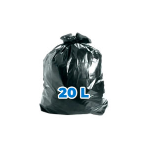 Saco de Lixo Preto 20 L - 100 und