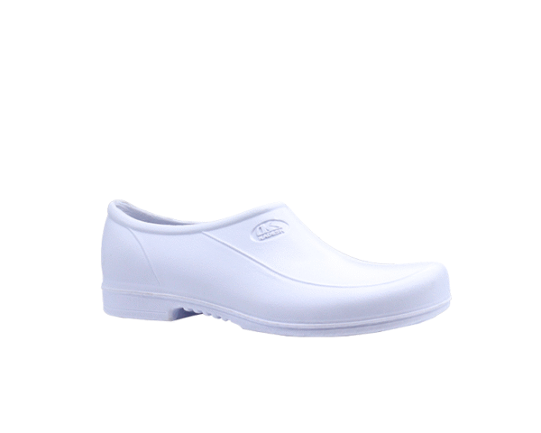 sapato antiderrapante soft grip branco